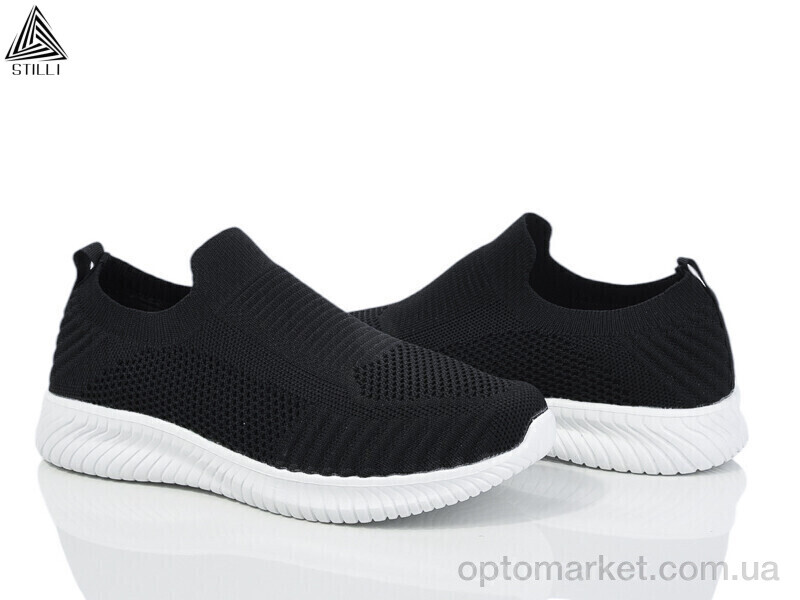 Купить Кросівки жіночі HB510-1 піна Stilli чорний, фото 1