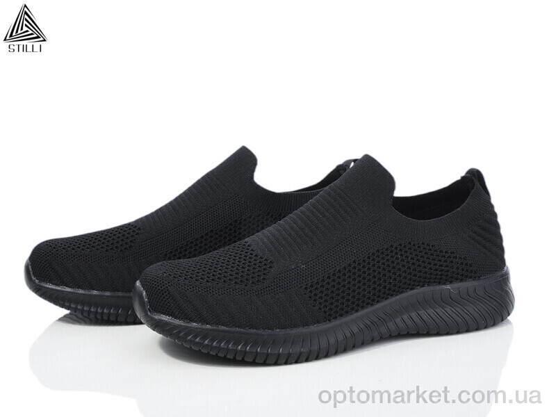 Купить Кросівки жіночі HB510-2 піна Stilli чорний, фото 1