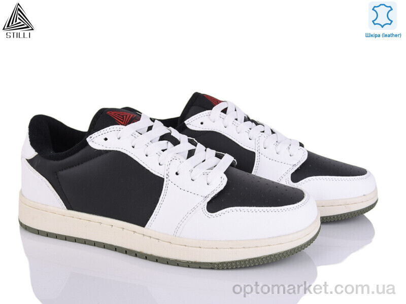 Купить Кросівки чоловічі HB730-5 шкіра Stilli чорний, фото 1