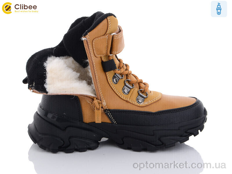 Купить Черевики дитячі HC357 camel-black Clibee camel, фото 2