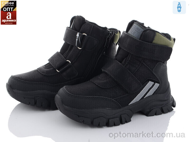 Купить Черевики дитячі HC383 black-army-green Clibee чорний, фото 1