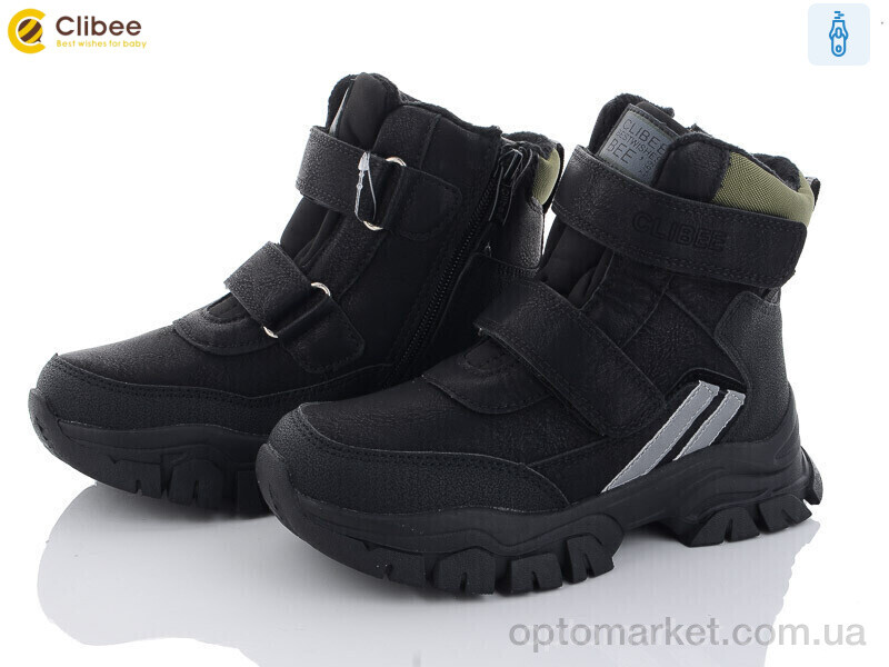 Купить Черевики дитячі HC383 black-army-green Clibee чорний, фото 1