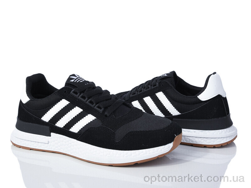 Купить Кросівки чоловічі HD15(182-35) black-white Wonex чорний, фото 1