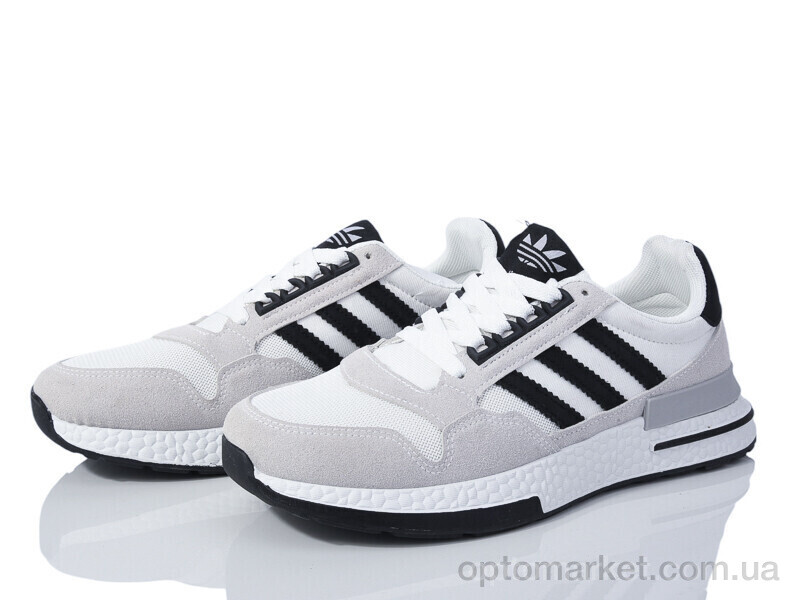 Купить Кросівки чоловічі HD15(182-35) white-black Wonex білий, фото 1