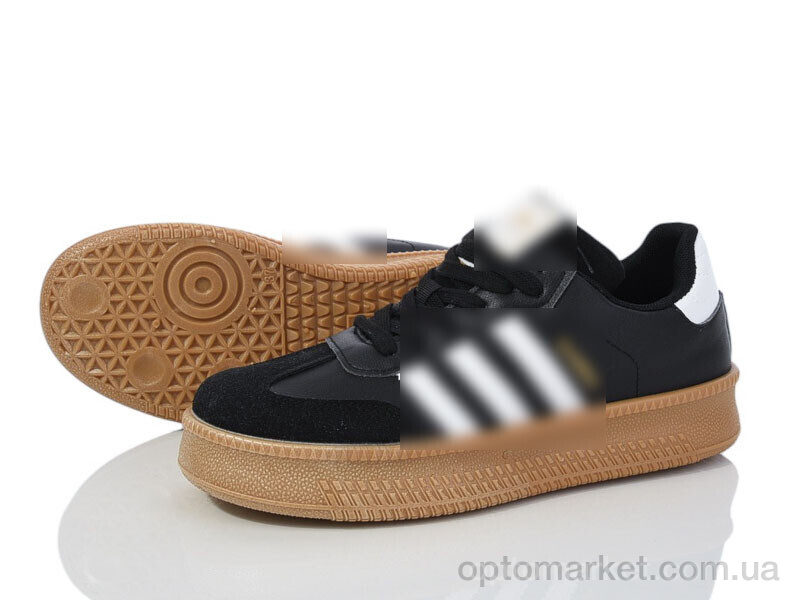 Купить Кросівки жіночі HD22(143-48) black-white A.idas чорний, фото 1