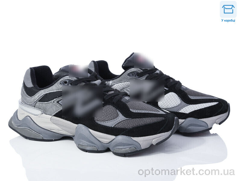 Купить Кросівки чоловічі HD2(9060-2) black-grey N.w balance сірий, фото 1