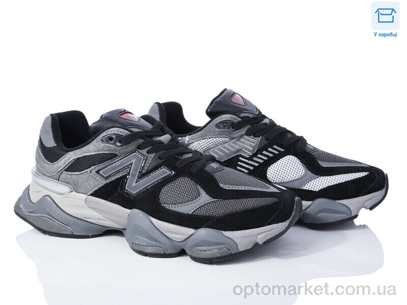 Купить Кросівки чоловічі HD2(9060-2) black-grey N.w balance сірий, фото 2