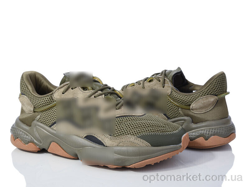 Купить Кросівки чоловічі HD29(7824-2)-7 oliva A.idas зелений, фото 1