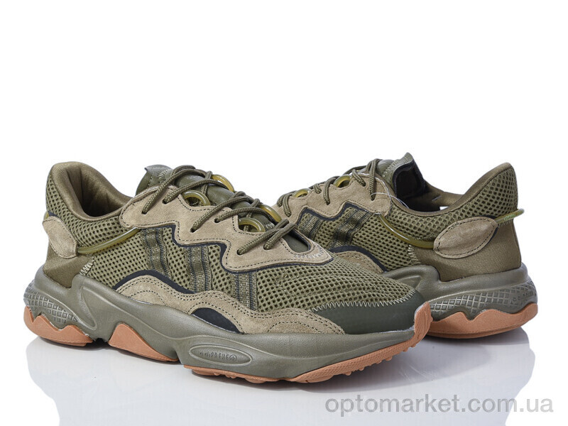 Купить Кросівки чоловічі HD29(7824-2)-7 oliva A.idas зелений, фото 2