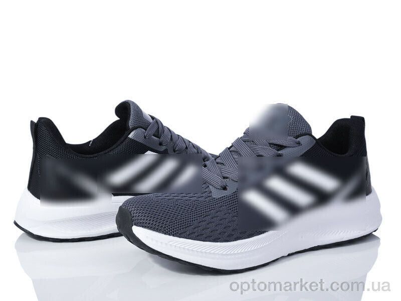 Купить Кросівки жіночі HD32(173-6) grey-black A.idas сірий, фото 1