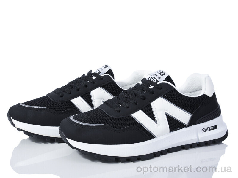 Купить Кросівки чоловічі HD35(149-16) black-white Wonex чорний, фото 1