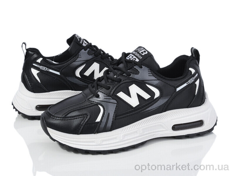 Купить Кросівки жіночі HD38(149-24) black Violeta чорний, фото 1