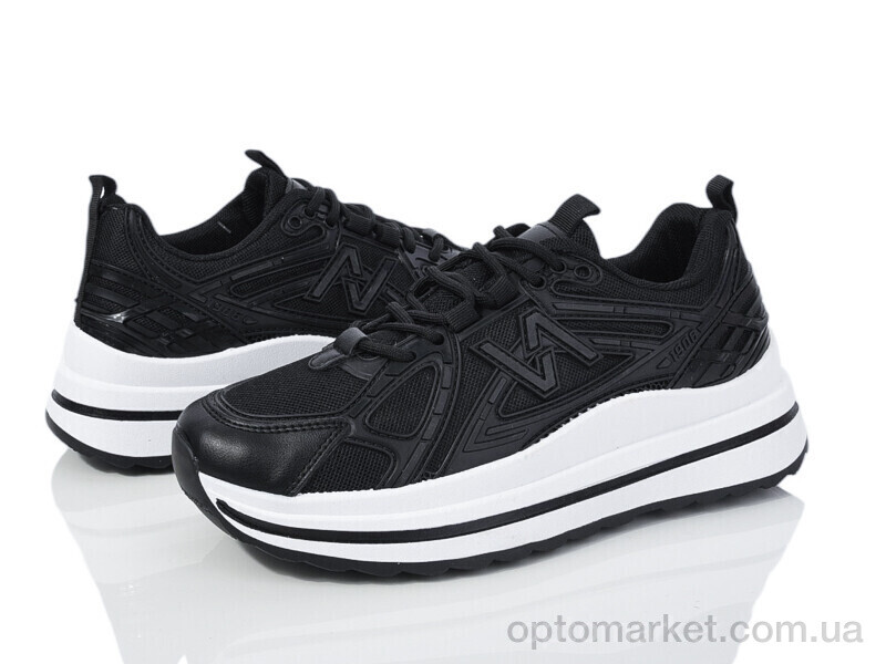 Купить Кросівки жіночі HD43(172-39) black Violeta чорний, фото 1