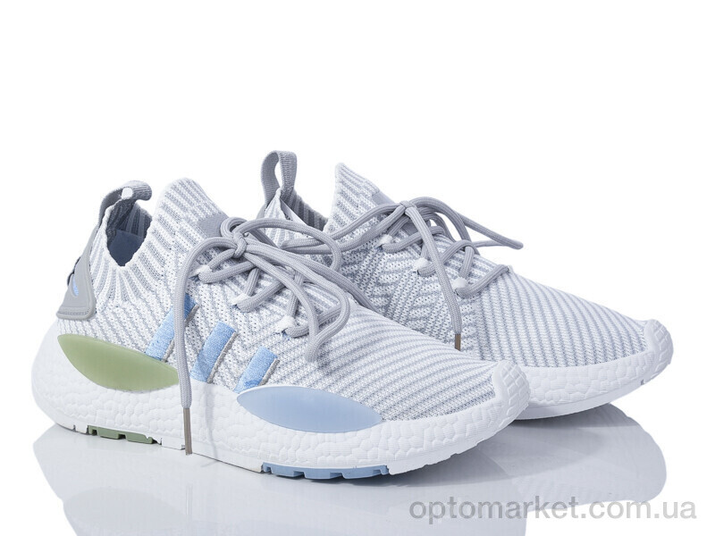 Купить Кросівки жіночі HD44(182-41) white-blue Violeta сірий, фото 1