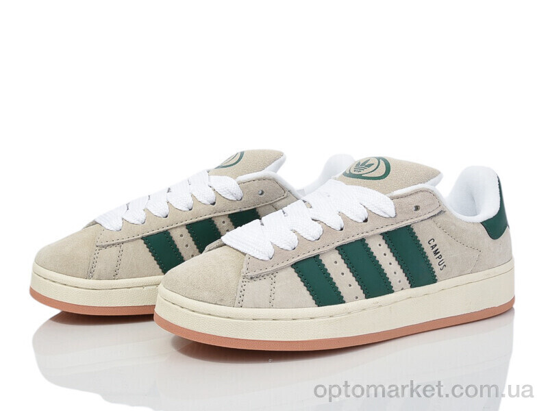 Купить Кросівки жіночі HD50-1104 beige-geen A.idas бежевий, фото 2