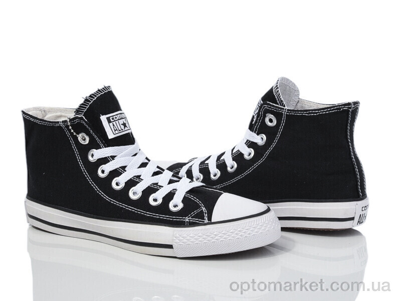 Купить Кеди жіночі HD52-B602-1 black C.nverse чорний, фото 2