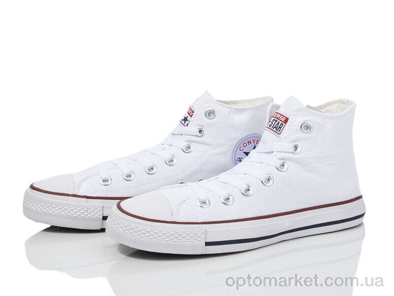 Купить Кеди жіночі HD52-B602-2 white C.nverse білий, фото 2