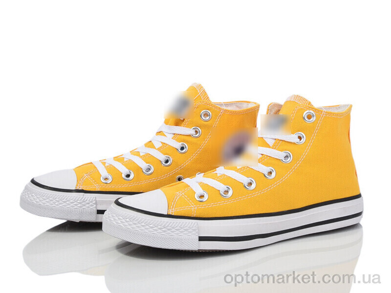 Купить Кеди жіночі HD52-B602-4 yellow C.nverse жовтий, фото 1
