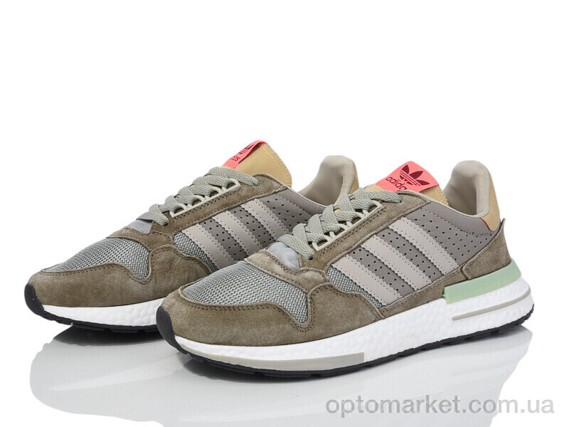 Купить Кросівки чоловічі HD57-1103-2 beige A.idas хакі, фото 2