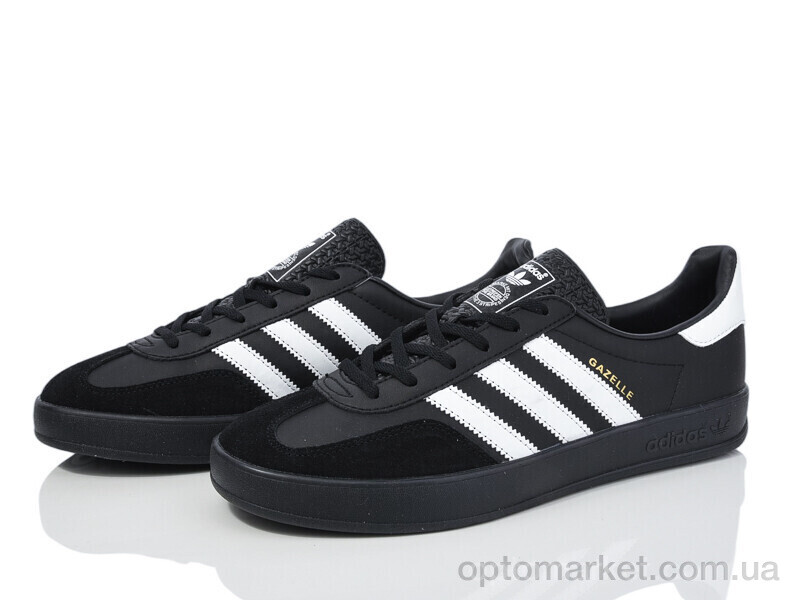 Купить Кросівки чоловічі HD59-1105-4 black-white A.idas чорний, фото 2