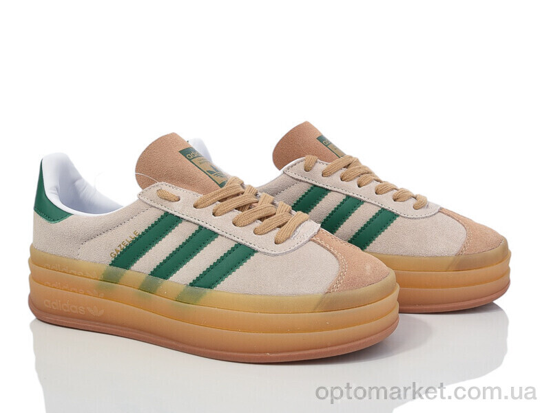 Купить Кросівки чоловічі HD60-1106-5 beige-green A.idas бежевий, фото 2