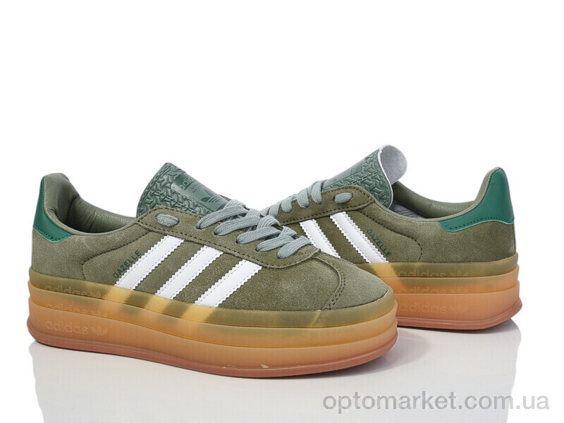 Купить Кросівки чоловічі HD60-1106-6 green-white A.idas зелений, фото 2