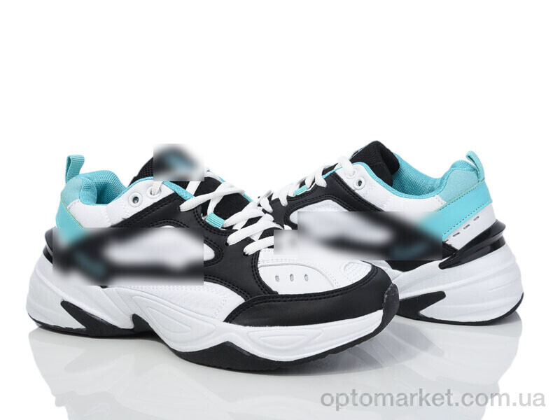 Купить Кросівки жіночі HD62-B1897-10 black-white-blue N.ke білий, фото 1