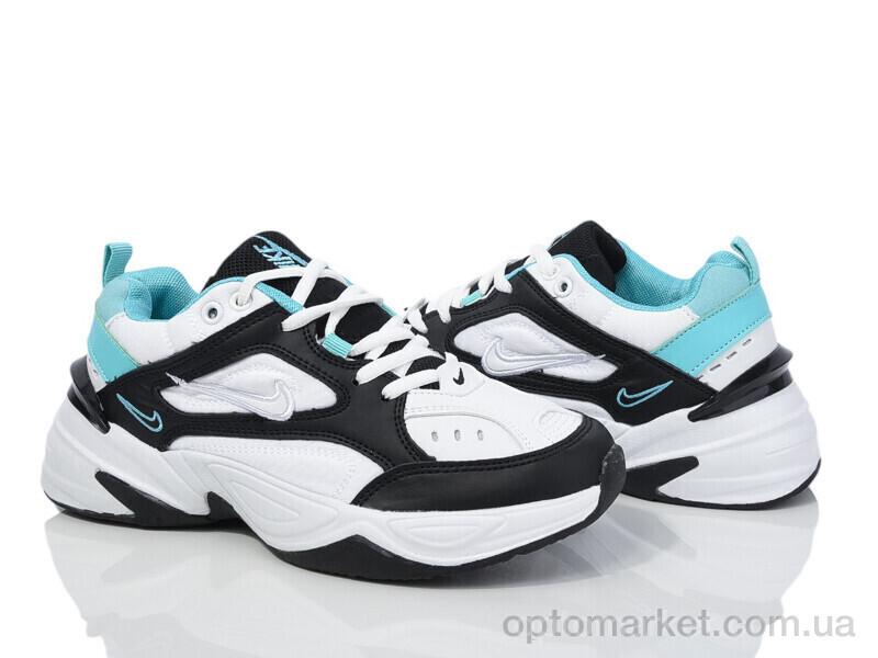 Купить Кросівки жіночі HD62-B1897-10 black-white-blue N.ke білий, фото 2