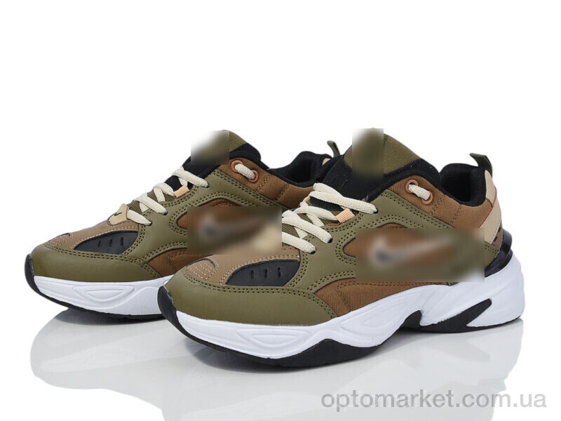 Купить Кросівки жіночі HD62-B1897-16 oliva N.ke хакі, фото 1