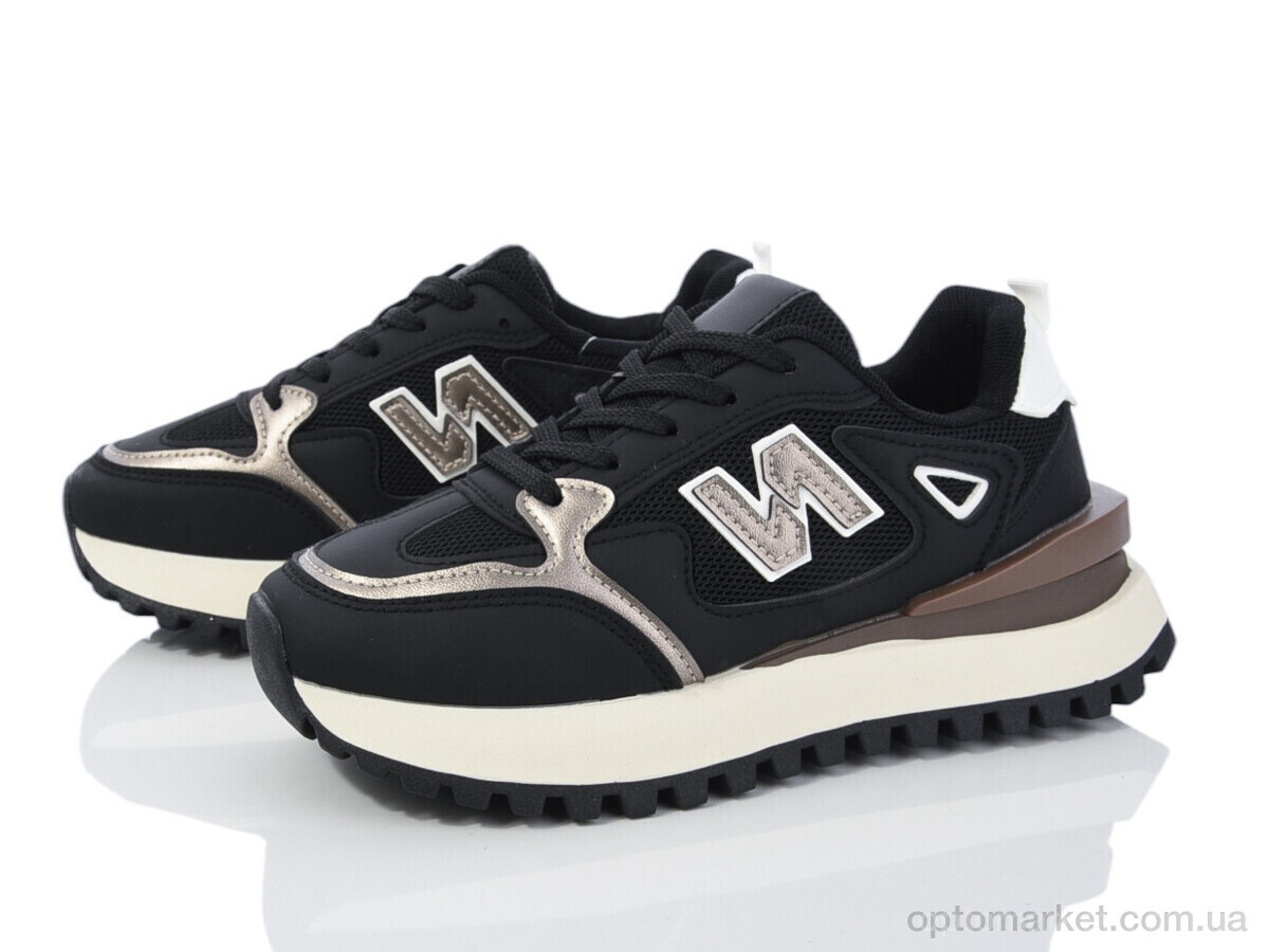 Купить Кросівки жіночі HD69 (172-48)-1 black Violeta only one чорний, фото 1