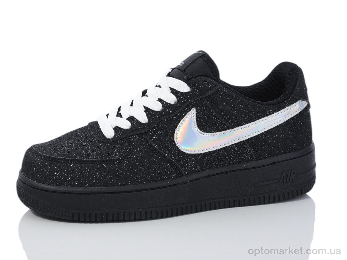 Купить Кросівки жіночі HD75 (LAF1) black-silver Violeta only one чорний, фото 1