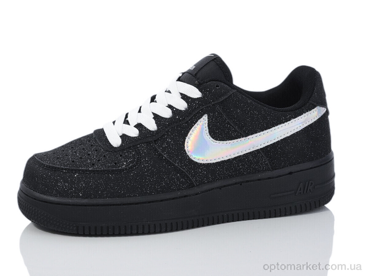 Купить Кросівки жіночі HD75 (LAF1) black-silver Violeta only one чорний, фото 1