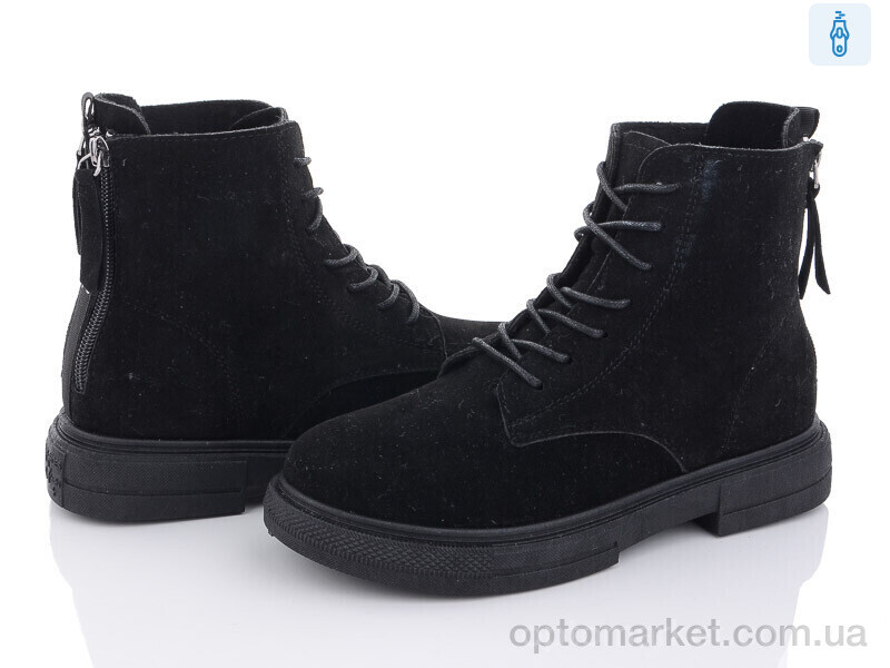 Купить Черевики жіночі HH77-62 Ok Shoes чорний, фото 1