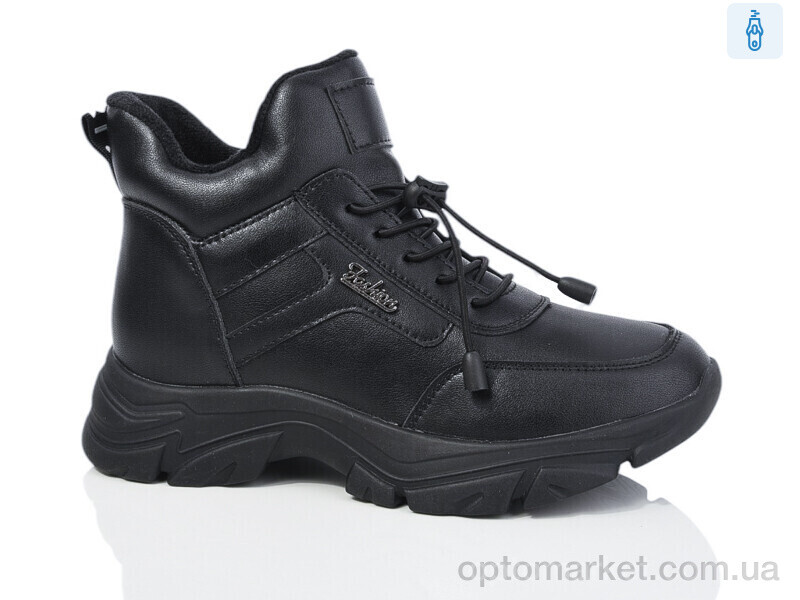 Купить Черевики жіночі HJ3830-1 Purlina чорний, фото 1