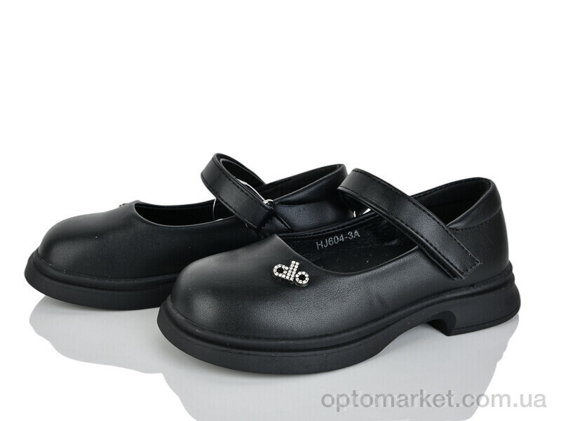 Купить Туфлі дитячі HJ604-3A Kimbo-o чорний, фото 1