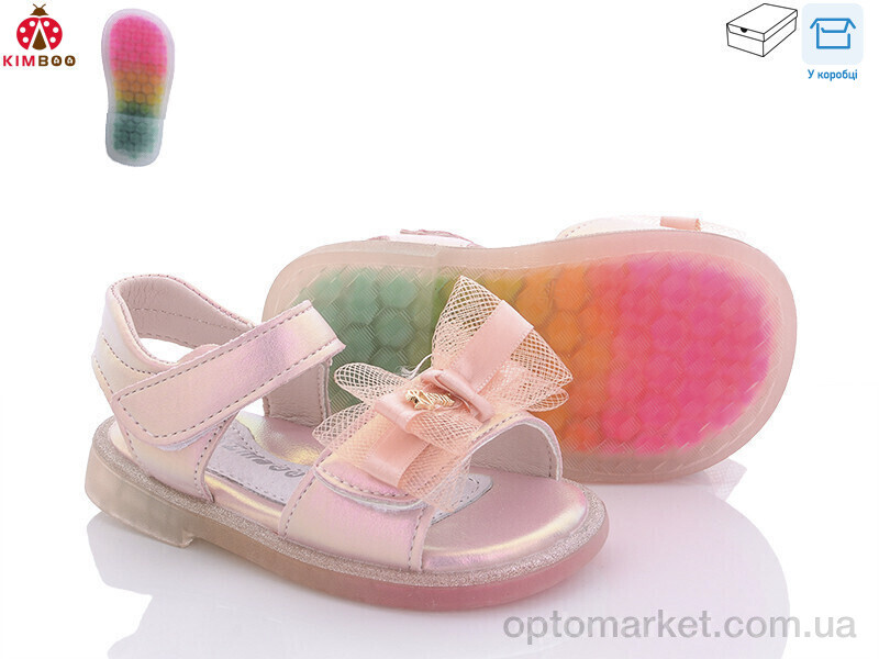 Купить Босоніжки дитячі HJ674-1C Kimbo-o рожевий, фото 1