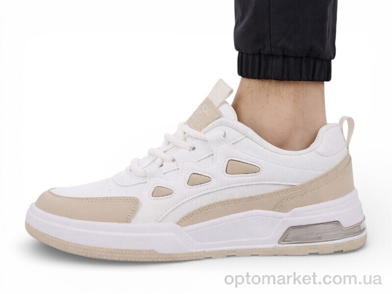 Купить Кросівки чоловічі HK106-1 Fagaoge білий, фото 1