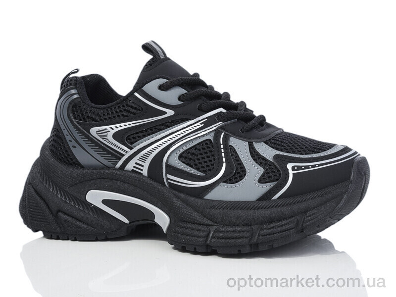 Купить Кросівки жіночі HK301-1 DaFuYuan чорний, фото 1