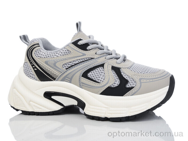 Купить Кросівки жіночі HK301-5 DaFuYuan сірий, фото 1