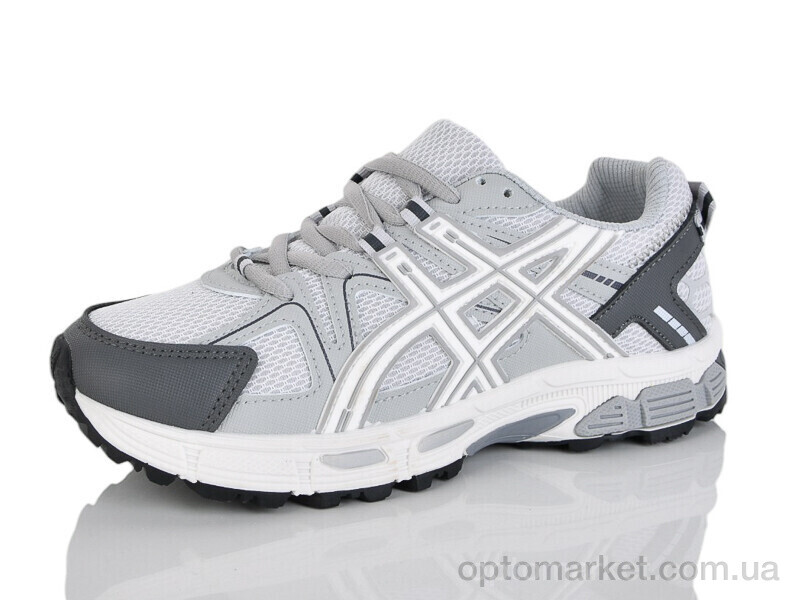 Купить Кросівки жіночі HK308-6 A.ics сірий, фото 2