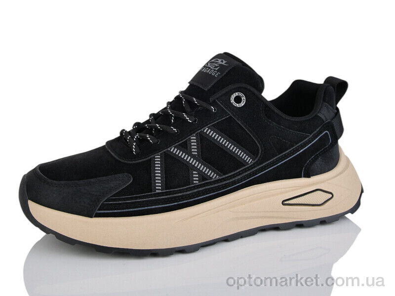 Купить Кросівки чоловічі HK5007-1 Fagaoge чорний, фото 1