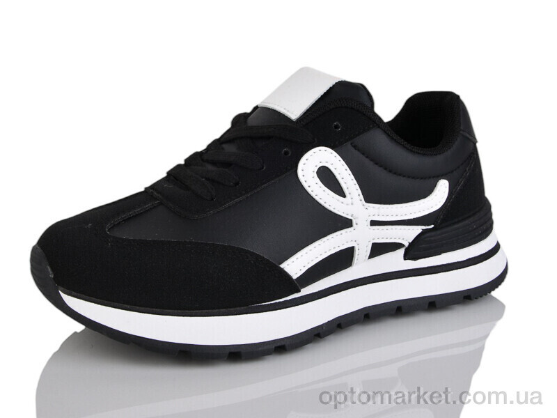 Купить Кросівки жіночі HK5011-1 DaFuYuan чорний, фото 1