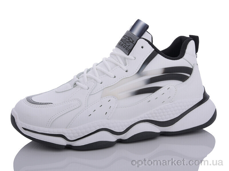 Купить Кросівки чоловічі HK52-2 Fagaoge білий, фото 1