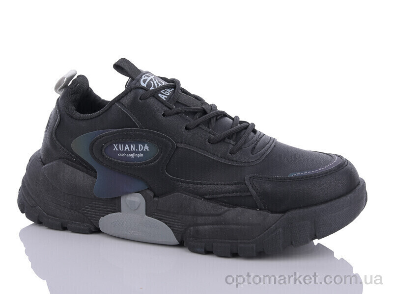 Купить Кросівки чоловічі HK63-1 Fagaoge чорний, фото 1