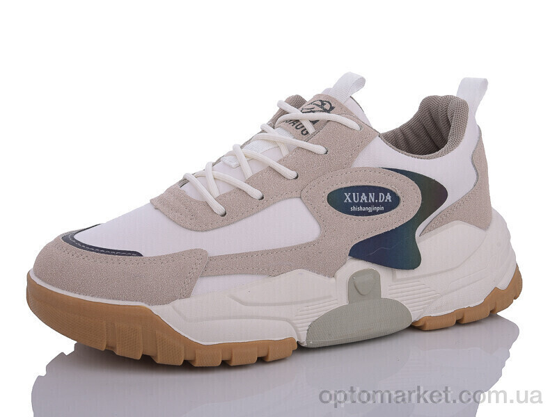 Купить Кросівки чоловічі HK63-3 Fagaoge бежевий, фото 1