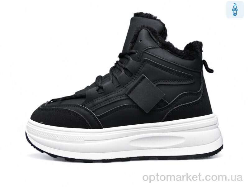 Купить Черевики жіночі HK9023-1 DaFuYuan чорний, фото 1