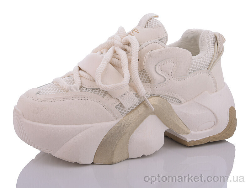 Купить Кросівки жіночі HK93-3 Fagaoge бежевий, фото 1