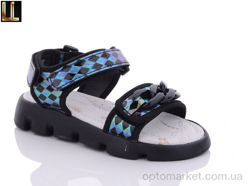 Купить Босоніжки дитячі HL-B2001-1 Lilin shoes чорний, фото 1