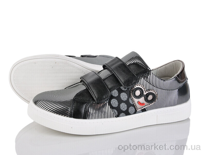 Купить Кросівки дитячі HL1186-6 Y.Top чорний, фото 1