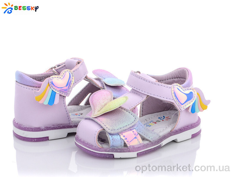 Купить Босоніжки дитячі HL1430-4A Bessky фіолетовий, фото 1